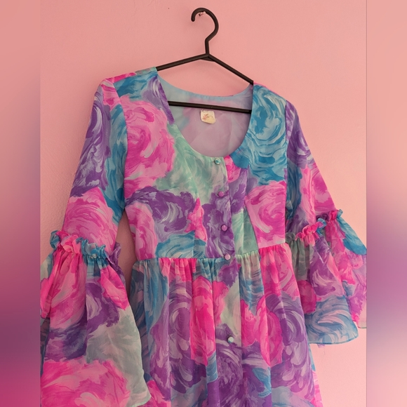 70s Moon mist Duster - Picture 2 of 3